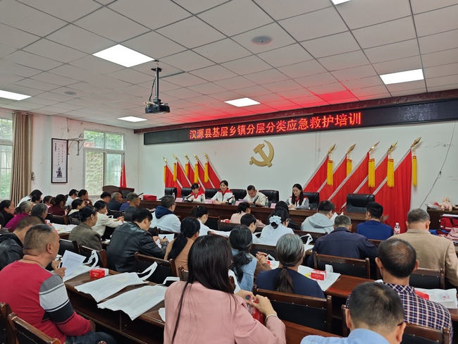 急救知识进乡镇，校地携手护民生—护理学院联合汉源县红十字会开展分层分类应急救护培训